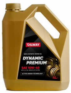 Масло моторное Dynamic Premium SAE 10W40 API CI-4/SL, ACEA E4/E7 п/с (4л) Нефтесинтез