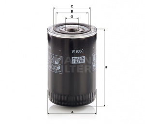 W 9069 Фильтр масляный MANN-FILTER