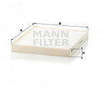 CU 2227 Салонный фильтр MANN-FILTER