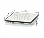 CU 1828 Салонный фильтр MANN-FILTER