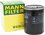 Фильтр масляный MANN-FILTER W 610/3 