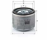 Воздушный фильтр  MANN-FILTER ДВС а/м C 77/7