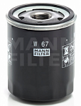 Фильтр масляный MANN-FILTER W 67 