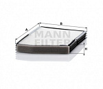 CU 2645 Салонный фильтр MANN-FILTER
