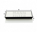 CU 2356 Салонный фильтр MANN-FILTER